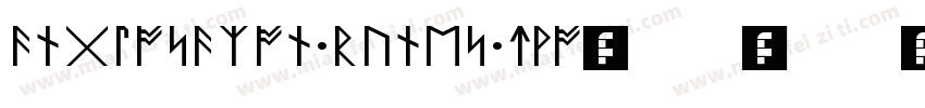 AngloSaxon Runes 2字体转换